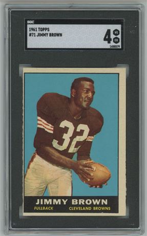 1961 Topps #71 Jim Brown SGC 4 VGEX