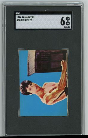 1974 Yamakatsu Enter the Dragon #38 Bruce Lee SGC 6 EXNM