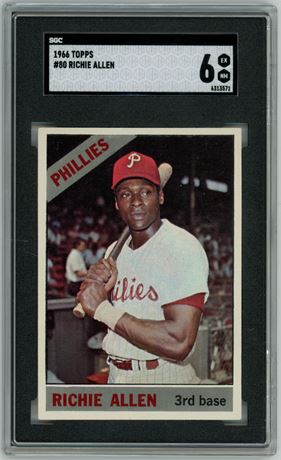 1966 Topps #80 Dick Allen SGC 6 EXMT