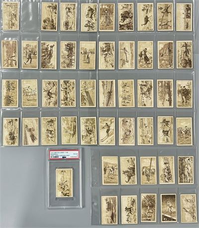 1917 British American Tobacco Sports of the World Complete Set (1-50) VGEX AVG