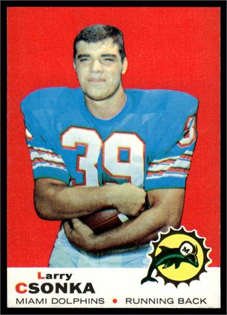 1969 Topps #120 Larry Csonka RC EXMT+