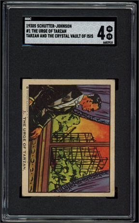1930s Schutter-Johnson #1 The Urge Of Tarzan Tarzan SGC 4