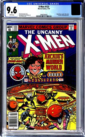 Uncanny X-Men #123 (1979) CGC 9.6 Spider-Man Appearance