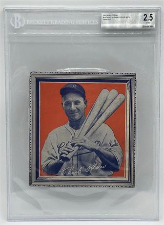 1935 Wheaties BB1 #18 Chuck Klein Four Bats HC BGS 2.5 GOOD+ Only BGS Example