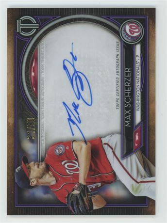 2020 Topps Tribute Max Scherzer Auto /50