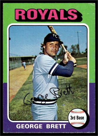 1975 Topps #228 George Brett RC VGEX w/ Good Color and Clean Surface