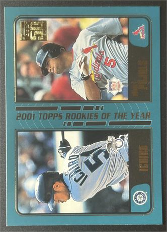 2001 Topps Traded #t99 Albert Pujols Ichiro Suzuki Rookies of the Year