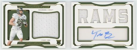 2022 Panini National Treasures Collegiate Trey McBride Booklet RPA 80/99