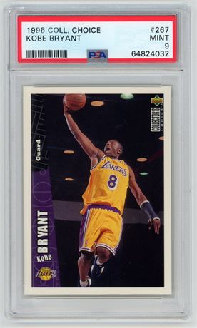 1996 Upper Deck Collectors Choice #267 Kobe Bryant RC PSA 9 MINT