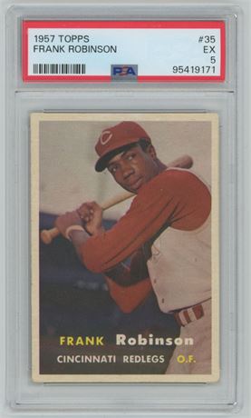 1957 Topps #35 Frank Robinson RC PSA 5 EX Nicely Centered
