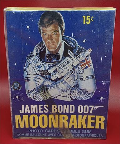 1979 O-Pee-Chee James Bond's Moonraker 36 Wax Pack Box