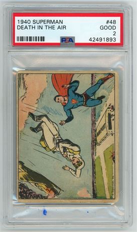 1940 Superman #48 Death In The Air PSA 2 GOOD