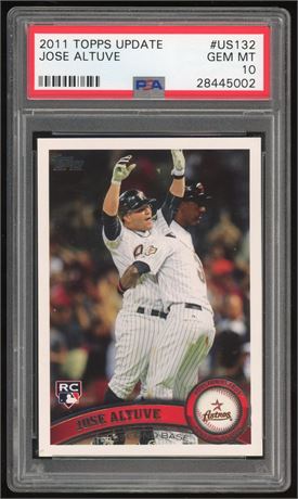 2011 Topps Update Jose Altuve RC PSA 10 GEM MINT