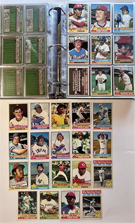 1976 Topps Baseball Complete Set (1-660) w/ Traded Set (1-44) EXMT+ Avg Cond