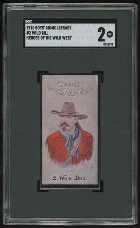 1910 Boys Comic Libary Heroes Of The Wild West #2 Wild Bill SGC 2 GOOD
