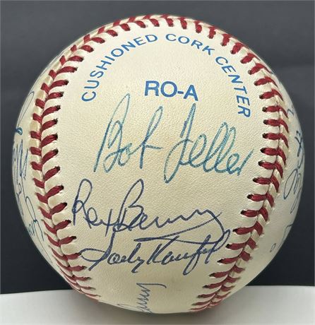 No-Hitter Pitchers Multi-Signed Official AL Baseball (JSA LOA) 21 Autos!