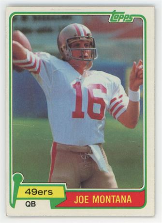 1981 Topps #216 Joe Montana RC EX (READ)