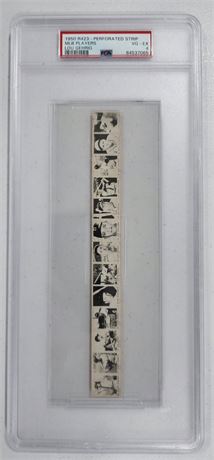 1950 R423 Perforated Strip MLB Players Gehrig/W. Johnson PSA 4 VGEX RARE