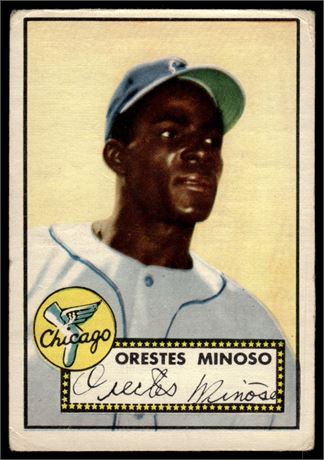1952 Topps #195 Minnie Minoso RC LOW GRADE (MK ON BACK)