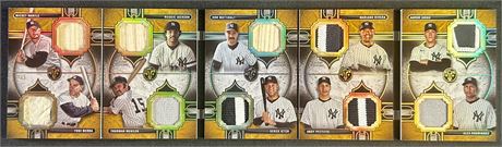 2024 Topps Triple Threads Yankees Deca Relic Combo Book 1/5 w Mantle, Judge READ