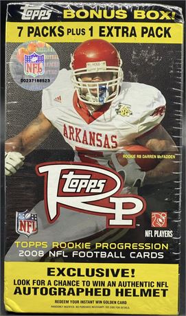 2008 Topps Rookie Progression NFL Football Blaster Box Factory Sealed