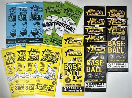 2014-2017 Topps Heritage Advertising Panel Cards (18)