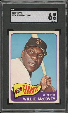 1965 Topps #176 Willie McCovey SGC 6 EXMT