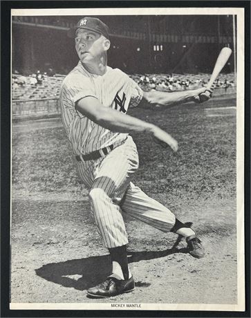 1961 Manny Land Mickey Mantle Photo