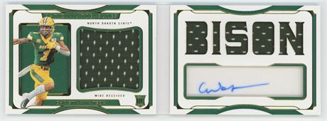 2022 Panini National Treasures Collegiate Christian Watson Booklet RPA 85/99