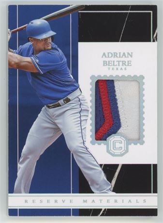 2018 Panini Cornerstones Baseball Reserve Materials Adrian Beltre Patch 1/1