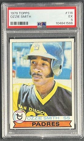 1979 Topps #116 Ozzie Smith RC PSA 5 EX