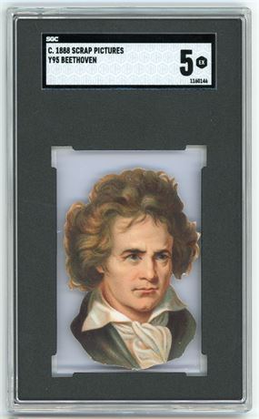 1888 Y95 Scrap Pictures Beethoven SGC 5 EX Pop 1