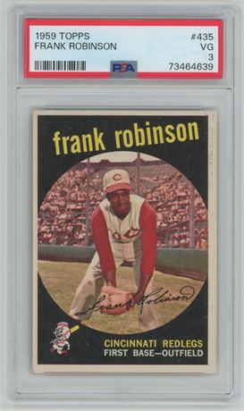 1959 Topps #435 Frank Robinson PSA 3 VG