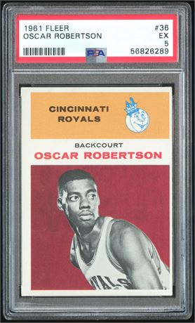 1961 Fleer #36 Oscar Robertson RC PSA 5 EX
