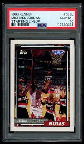 1993 Kenner Michael Jordan Starting Lineup PSA 10 GEM MINT