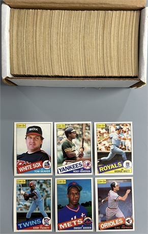 1985 O-Pee-Chee Baseball Complete Set w/ Puckett RC & Gooden RC NM AVG