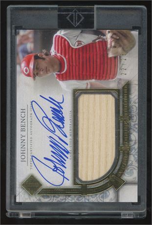 2024 Topps Transcendent Collection Autograph Relic Variation Johnny Bench 22/25