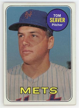 1969 Topps #480 Tom Seaver RC VGEX w/ Snow (READ)