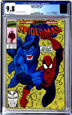 Spider-Man #15 (1991) CGC 9.8 1st Appearance Masterblaster & Powerhouse