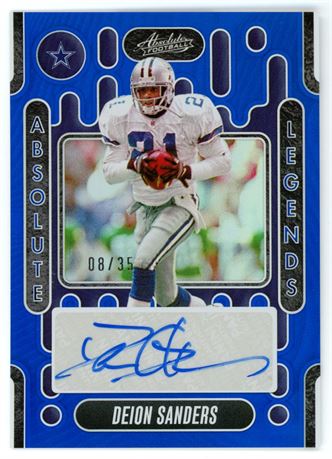 2024 Panini Absolute Deion Sanders Absolute Legends 8/35 Auto