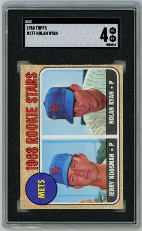 1968 Topps #177 Nolan Ryan RC SGC 4 VGEX