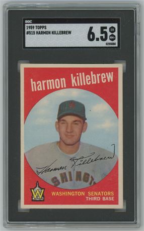 1959 Topps #515 Harmon Killebrew Hi # SGC 6.5 EXMT+