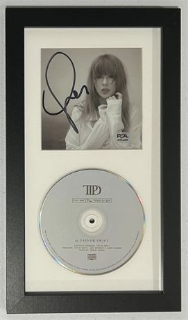 Taylor Swift Autographed & Framed CD Cover "The Manuscript" w/ PSA COA