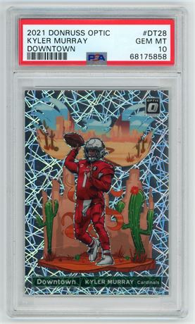 2021 Panini Donruss Optic Kyler Murray Downtown PSA 10 GEM MINT