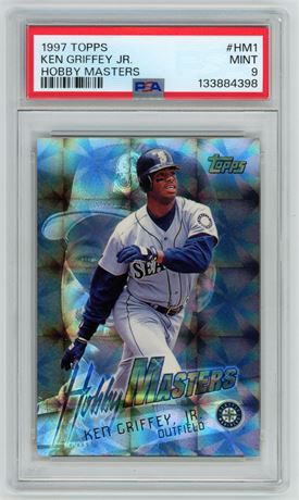 1997 Topps Ken Griffey Jr Hobby Masters PSA 9 MINT