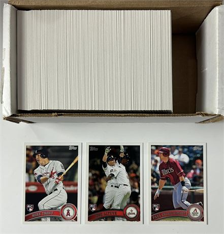 2011 Topps Update Complete Set w/ Mike Trout RC