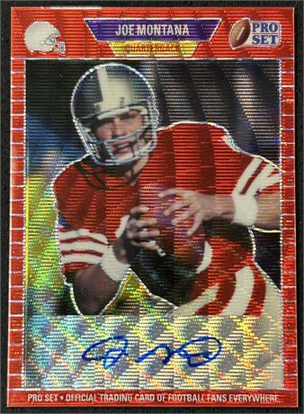 2021 Leaf pro Set Metal Joe Montana 47/75 Auto