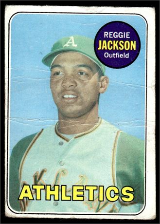 1969 Topps #260 Reggie Jackson RC Low Grade