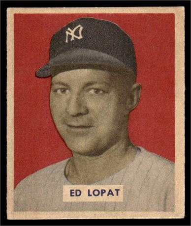 1949 Bowman #229 Ed Lopat POOR (Paper Loss)