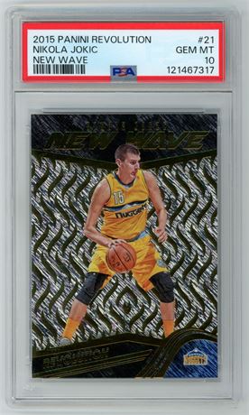 2015 Panini Revolution #21 Nikola Jokic New Wave PSA 10 GEM MINT